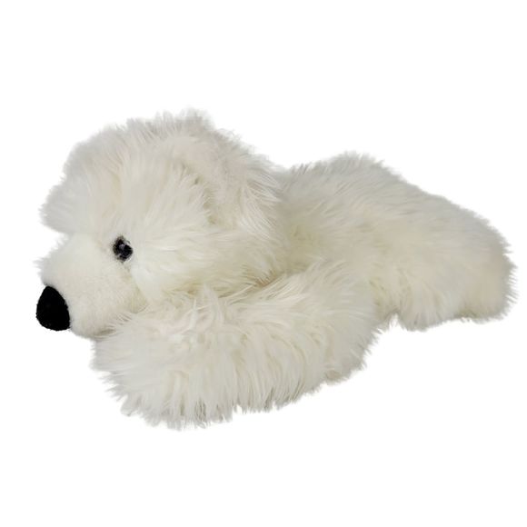 Aurora World 12" Laying Polar Bear Soft Plush Stuffed Animal Toy Cream Floppy - Picture 1 of 10